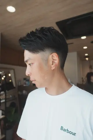 ショート メンズ 似合わせ レイヤー須川のヘアスタイル