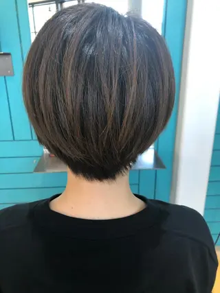 ショート 髪質改善⭐️透明感 カラーノグチショウタのヘアスタイル