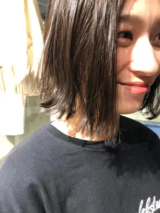 ショート カラー ヘアアレンジ stylist 杉浦駿生のヘアスタイル