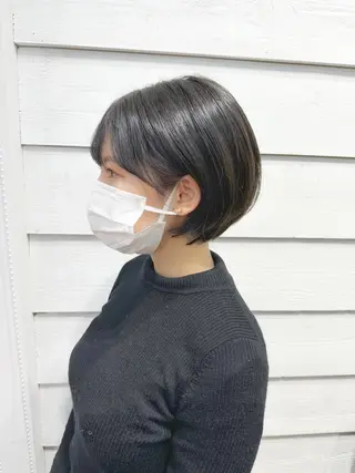 ショート カラー 👑銀座ショート/ 絶壁補正/金子涼👑のヘアスタイル