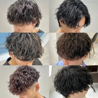ミディアム パーマ メンズ 🏁メンズパーマ/ RYOYAのヘアスタイル