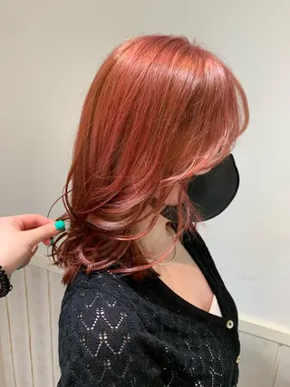 ミディアム 💖クボ モモ💖のヘアスタイル