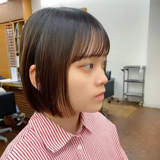 ショート 似合わせレイヤー/ ケアパーマ/高倉のヘアスタイル