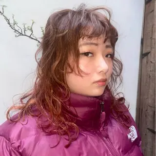 ロング カラー Kiwa 江坂のヘアスタイル