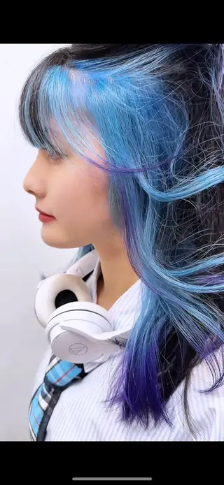 ミディアム 大阪 美容師 林のヘアスタイル