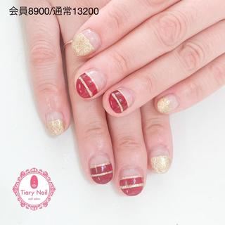 ネイル 💗🪽Tiary Nail🪽💗のネイルデザイン