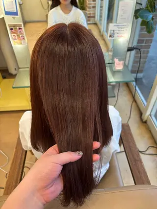 セミロング ponterosso はなのヘアスタイル