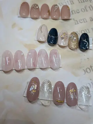 ネイル コフレ富雄 きしむらるりのネイルデザイン