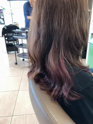 セミロング 松田 みのりのヘアスタイル
