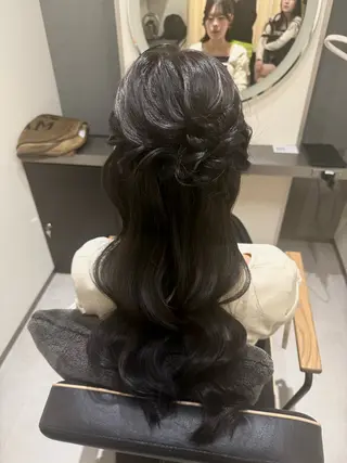 ヘアアレンジ 推し活・参列ヘア🎀 札幌ヘアセット専門のヘアスタイル