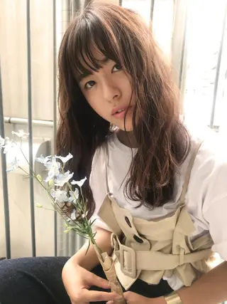 ミディアム パーマ 🌷小野田 睦🌷のヘアスタイル