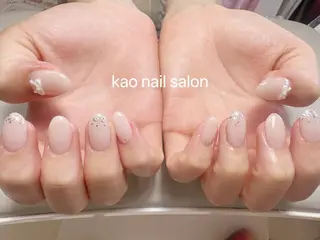 ネイル kao nail マグネット/長さだしのネイルデザイン