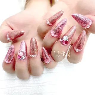 ネイル モチの良さ◉ フィルインネイル♡のネイルデザイン