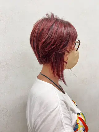 ショート 髪質改善/レイヤー 暖色/shiinaのヘアスタイル