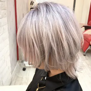 ミディアム カラー 櫻井 なんなのヘアスタイル