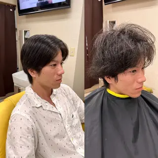 ショート ヘア ブンブンのヘアスタイル