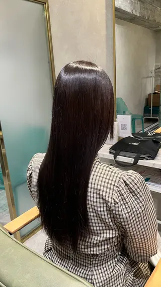 ロング カラー/クロスパーマ /髪質改善/AiNAのヘアスタイル