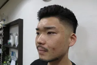 ショート 男を磨く Barber オオキのヘアスタイル