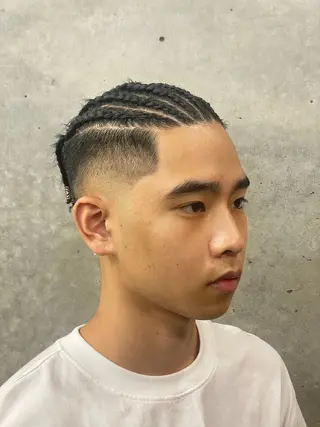 ショート メンズ 加藤 エバンのヘアスタイル