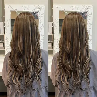 ロング ヘアアレンジ 髪質改善・縮毛矯正 特化・ユウシンのヘアスタイル
