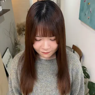 ロング カット強化中🤎 原亜希子のヘアスタイル