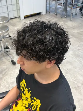 パーマ メンズ fifth 武正 琉生のヘアスタイル