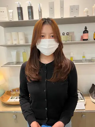 ミディアム Ravo 西村 優花のヘアスタイル