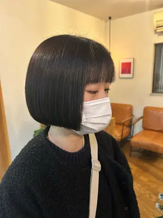 ショート 透明感カラー 美髪矯正💎momoのヘアスタイル