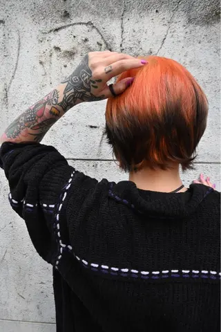 ショート カラー ヘアアレンジ Junko .のヘアスタイル