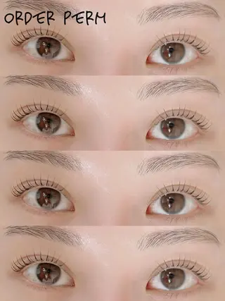 マツエク・マツパ eminy lash 天王寺店のマツエク・マツパデザイン