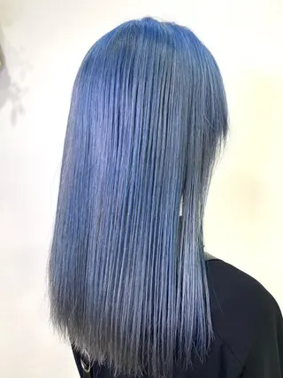 ロング カラー ヘアアレンジ TSUNA 🌙 Lim 五反田のマツエク・マツパデザイン