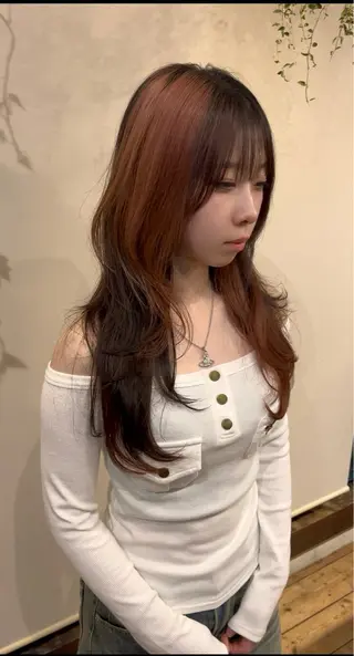 ロング レイヤー/ショート 遠藤光輝のヘアスタイル