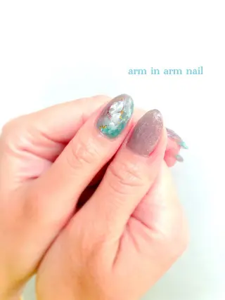 ネイル arm in arm ︎✿Yamamotoのマツエク・マツパデザイン