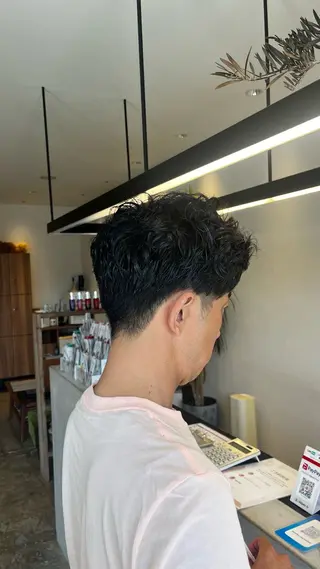 パーマ 坂下 かのんのヘアスタイル