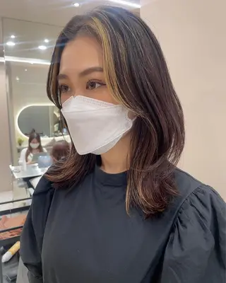 ミディアム YUKI / レイヤーカット🤍のヘアスタイル