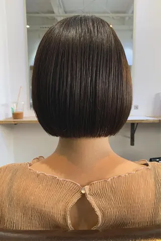 ショート カラー パーマ ヘアアレンジ メンズ パーマ/透明感カラー /ボブ/吉田一生のヘアスタイル