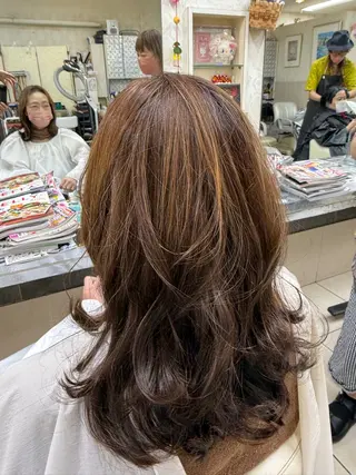 カラー ウィリアム シュウのヘアスタイル