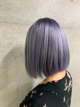 セミロング カラー THE./ブリーチ /ハイトーン特化のヘアスタイル