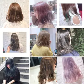 カラー YUI𓍯ｴｸｽﾃ /ﾆｭｱﾝｽｶﾗｰのヘアスタイル
