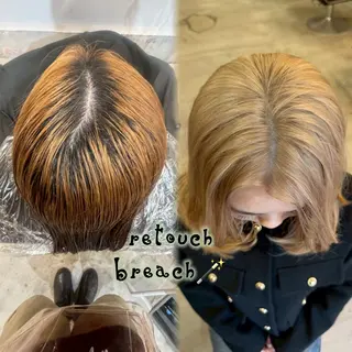 カラー LUCK モミジのヘアスタイル