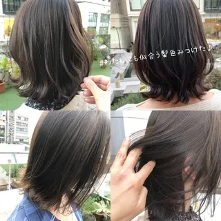 カラー パーマ ヘアアレンジ 髪質改善/韓国風 レイヤー/田村祐樹のヘアスタイル