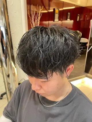 ショート メンズ メンズパーマ特化 【八王子】鈴木 惟人のヘアスタイル