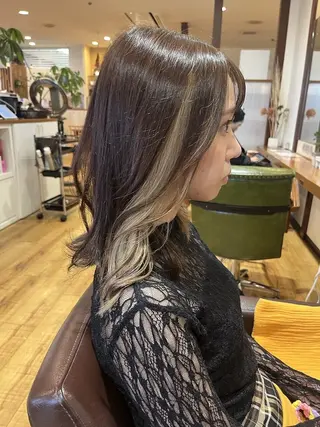 セミロング 澤井 龍一のヘアスタイル