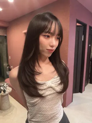 ロング キッズ 透明感カラー♡ 原宿美容室¦Rinaのヘアスタイル