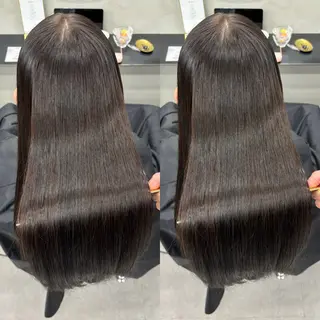 ロング 今話題の艶髪矯正 美艶カラー/FUKAのヘアスタイル