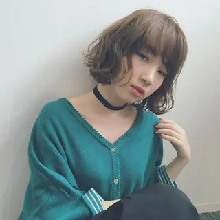 ミディアム カラー 🍊新宿南口🍊 ERINAのヘアスタイル