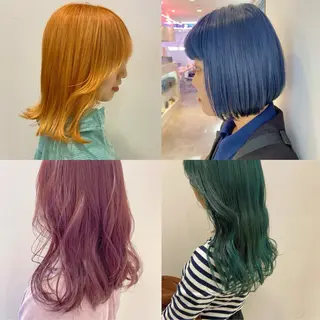 ロング カラー ヘアアレンジ 天神レイヤーカット No.1💖マユカのヘアスタイル