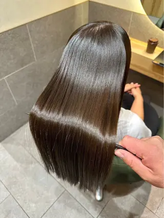 ロング カラー パーマ 色落ちまで盛れる 💟まなみのヘアスタイル