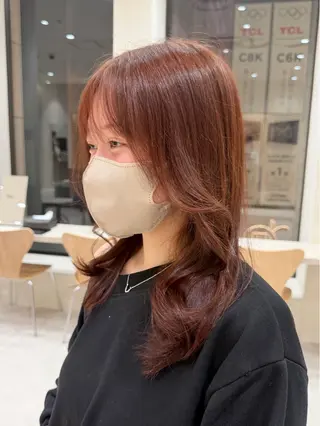 セミロング Unami/新宿 TSUKIのヘアスタイル