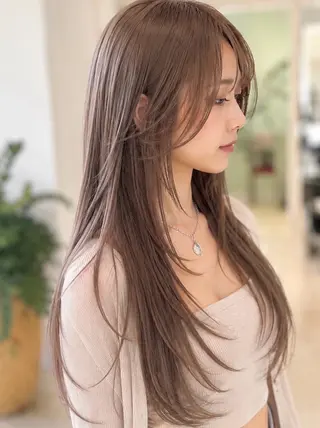 ロング カラー 金子 直樹のヘアスタイル